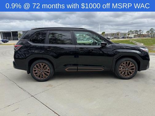 Crystal Black Silica 2026 Subaru Forester Sport