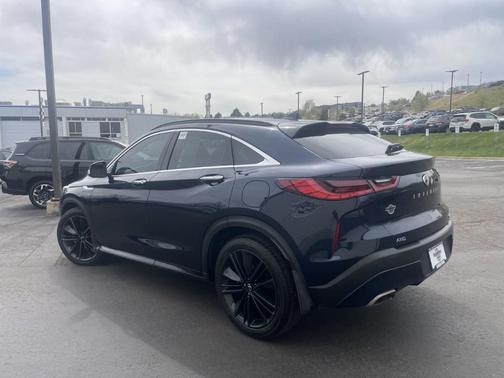 Hermosa Blue 2023 INFINITI QX55 ESSENTIAL