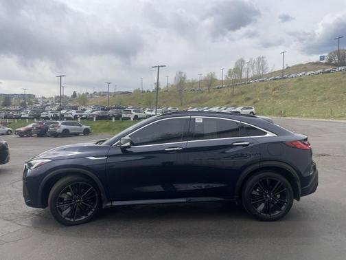 Hermosa Blue 2023 INFINITI QX55 ESSENTIAL