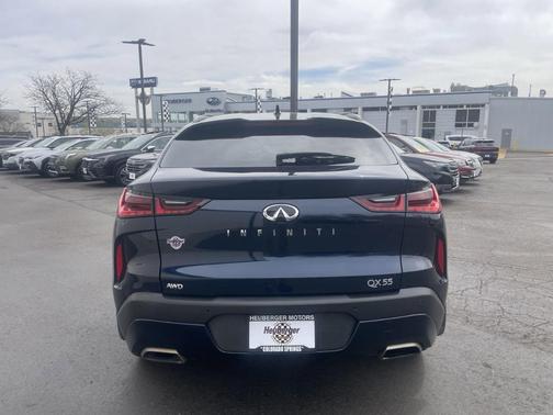 Hermosa Blue 2023 INFINITI QX55 ESSENTIAL
