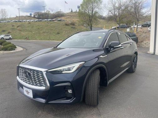 Hermosa Blue 2023 INFINITI QX55 ESSENTIAL