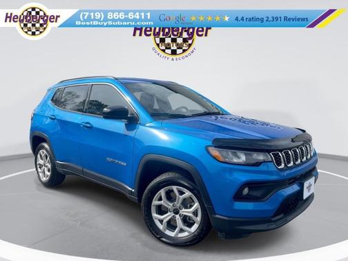 Hydro Blue Pearlcoat 2025 Jeep Compass Latitude