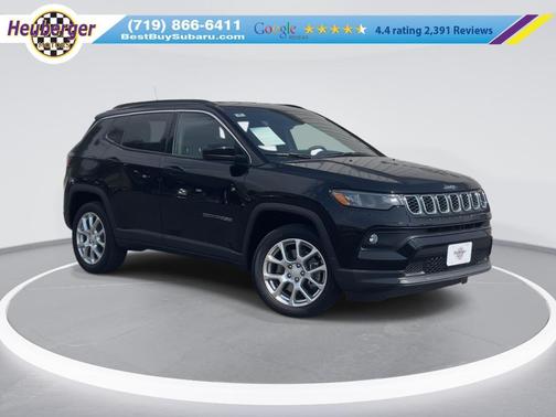 Diamond Black 2024 Jeep Compass Latitude Lux