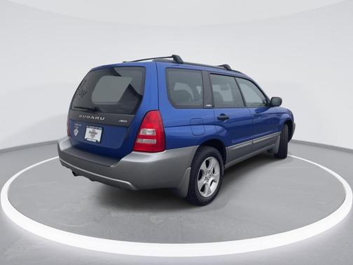 Pacifica Blue Pearl / Steel Gray Metallic 2004 Subaru Forester 2.5XS