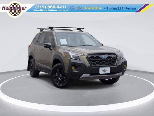 Autumn Green Metallic 2023 Subaru Forester Wilderness