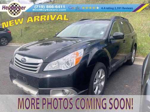Crystal Black Silica 2011 Subaru Outback 3.6R Limited