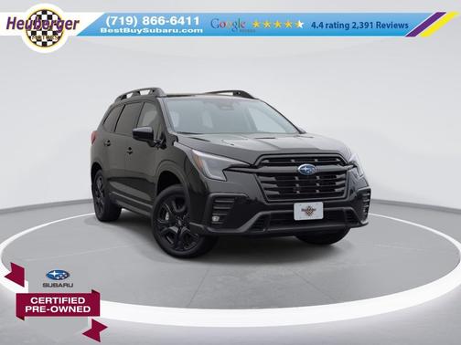 Crystal Black Silica 2025 Subaru Ascent Onyx Edition Touring