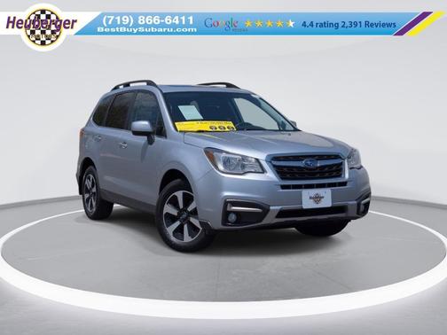 Ice Silver Metallic 2017 Subaru Forester 2.5i Limited
