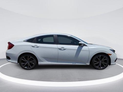 Platinum White Pearl 2020 Honda Civic Sport