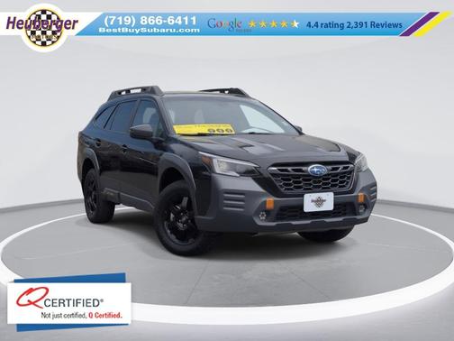 Crystal Black Silica 2022 Subaru Outback Wilderness