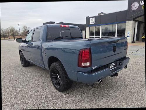 Blue 2015 RAM 1500 Sport