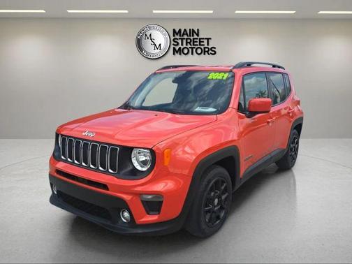 Orange 2021 Jeep Renegade Latitude