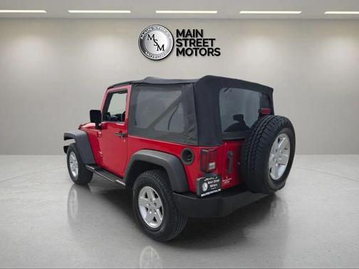Red 2008 Jeep Wrangler X