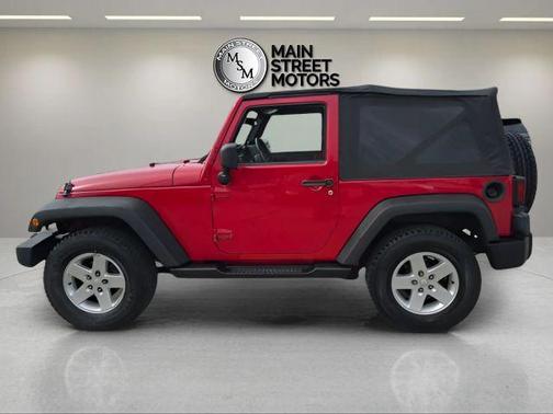 Red 2008 Jeep Wrangler X