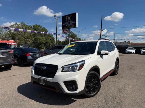 Crystal White Pearl 2019 Subaru Forester Sport