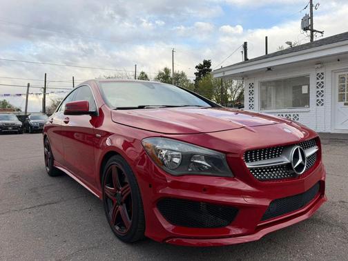 Red 2015 Mercedes-Benz CLA-Class Base