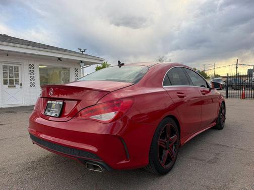 Red 2015 Mercedes-Benz CLA-Class Base