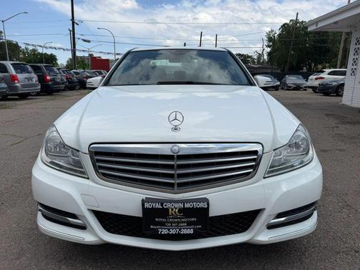 White 2014 Mercedes-Benz C-Class C 250 Luxury
