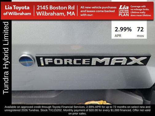 2026 Toyota Tundra Hybrid Platinum