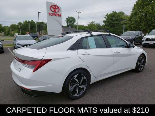 Lunar White 2023 Hyundai ELANTRA HEV Limited