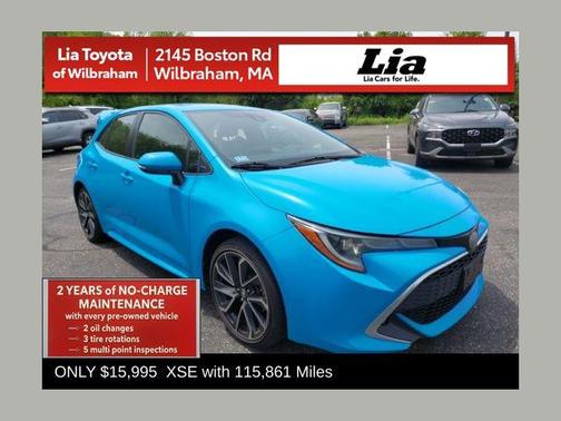 Blue Flame 2019 Toyota Corolla XSE