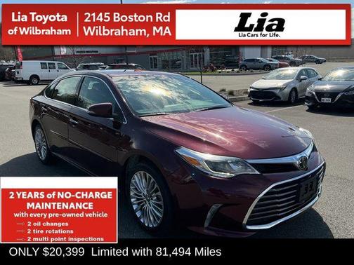 Ooh La La Rouge Mica 2017 Toyota Avalon Limited