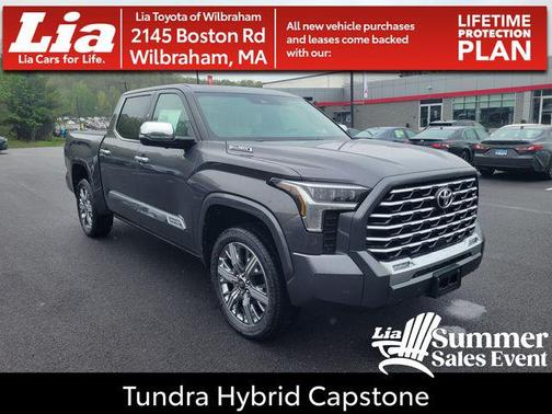 Magnetic Gray Metallic 2025 Toyota Tundra Hybrid Capstone