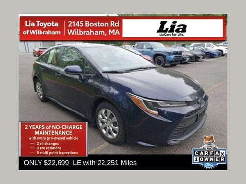 Blueprint 2023 Toyota Corolla LE