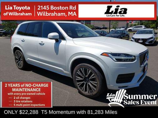 Crystal White Metallic 2020 Volvo XC90 T5 Momentum