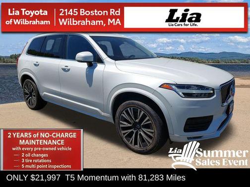 Crystal White Metallic 2020 Volvo XC90 T5 Momentum