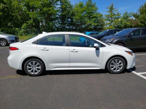 White 2022 Toyota Corolla LE