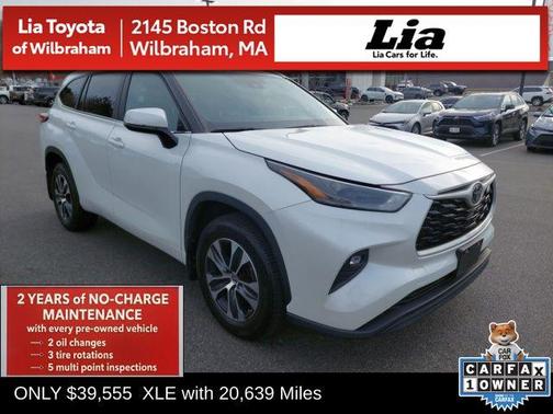 Wind Chill Pearl 2023 Toyota Highlander XLE