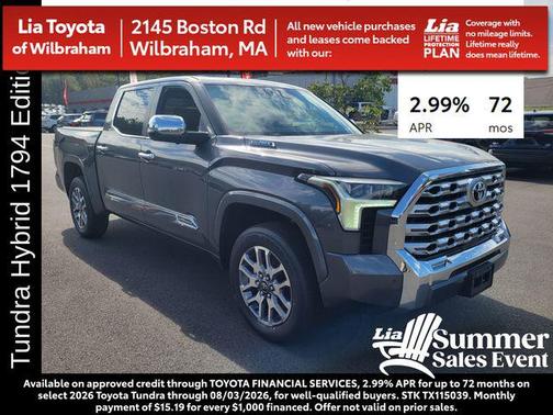 Magnetic Gray Metallic 2026 Toyota Tundra Hybrid 1794 Edition