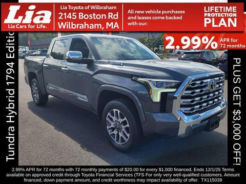 2026 Toyota Tundra Hybrid 1794 Edition