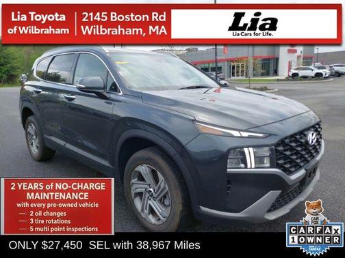 Portofino Gray 2023 Hyundai SANTA FE SEL 2.4