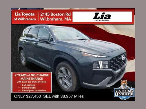 Portofino Gray 2023 Hyundai SANTA FE SEL 2.4