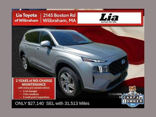 Shimmering Silver 2023 Hyundai SANTA FE SEL 2.4