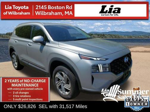 Shimmering Silver 2023 Hyundai SANTA FE SEL 2.4