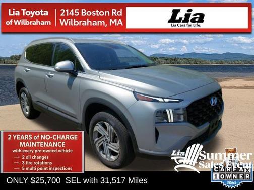 Shimmering Silver 2023 Hyundai SANTA FE SEL 2.4