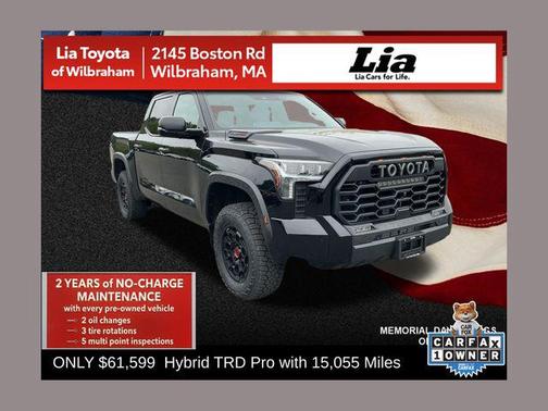 Midnight Black Metallic 2024 Toyota Tundra Hybrid TRD Pro