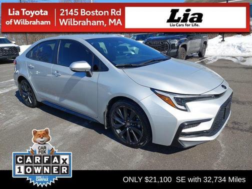 Classic Silver Metallic 2023 Toyota Corolla SE