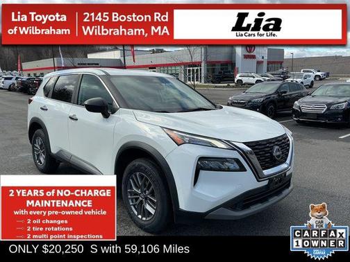 Glacier White 2023 Nissan Rogue S