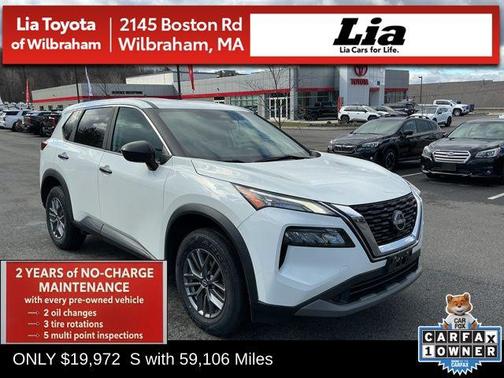 Glacier White 2023 Nissan Rogue S