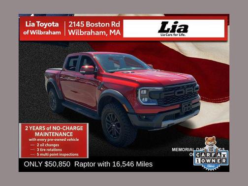 Hot Pepper Red Metallic Tinted Clearcoat 2024 Ford Ranger Raptor