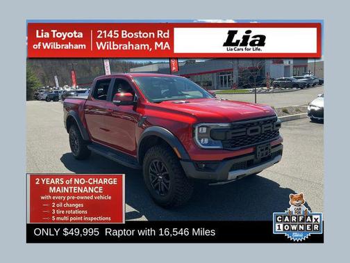 Hot Pepper Red Metallic Tinted Clearcoat 2024 Ford Ranger Raptor