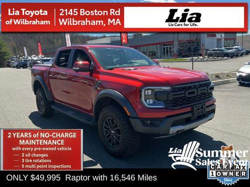 Hot Pepper Red Metallic Tinted Clearcoat 2024 Ford Ranger Raptor