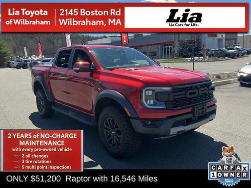 Hot Pepper Red Metallic Tinted Clearcoat 2024 Ford Ranger Raptor