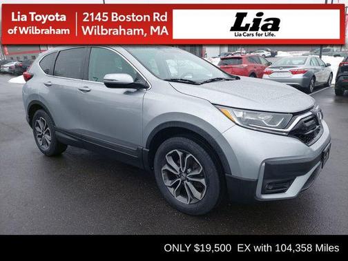 Silver 2021 Honda CR-V AWD EX