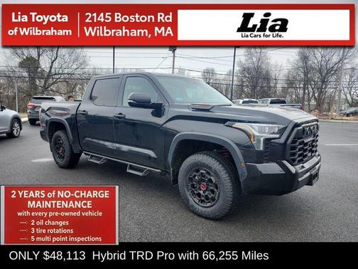 Midnight Black Metallic 2022 Toyota Tundra Hybrid TRD Pro