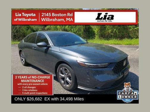 Meteorite Gray Metallic 2023 Honda Accord EX
